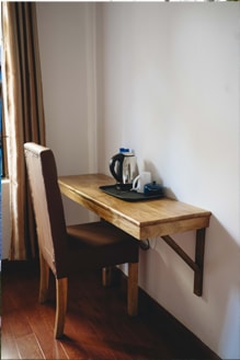 Table and chair setup for relaxed dining